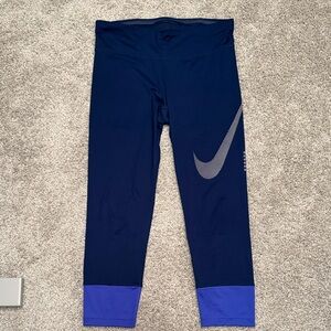 Nike Women’s Navy and Royal Blue Leggings